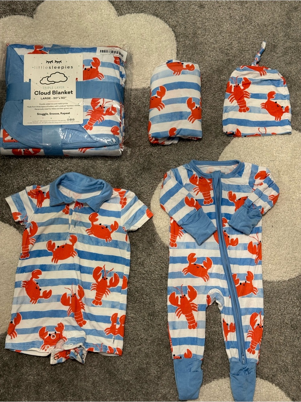 littlesleepies crustacean crew bundle
